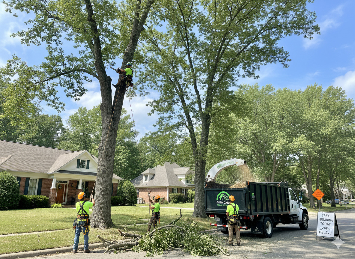 Professional tree trimming service